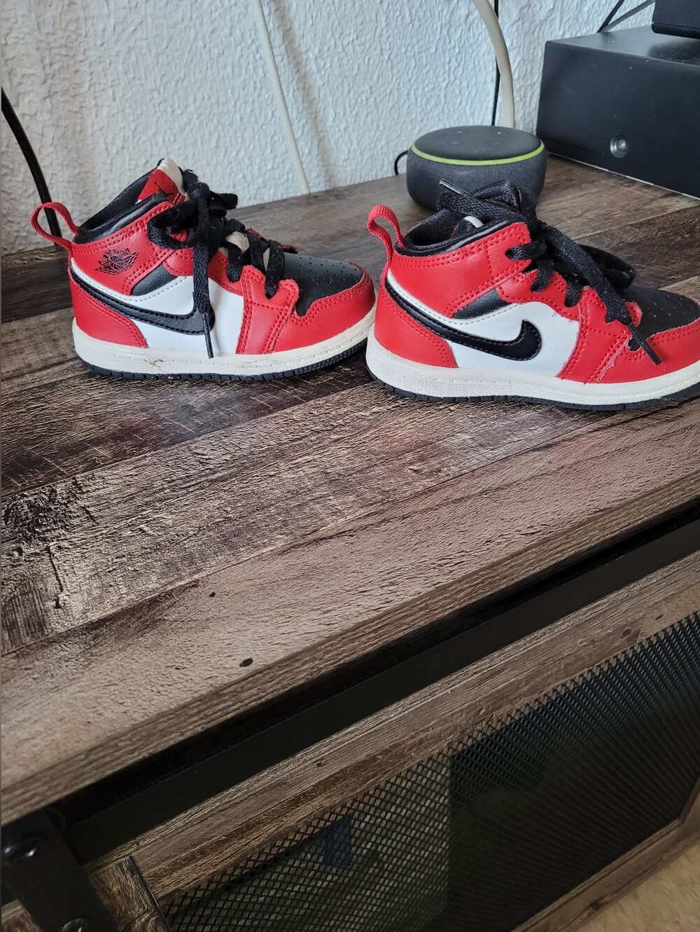 Toddler Red Black White High-Top Jordan 1